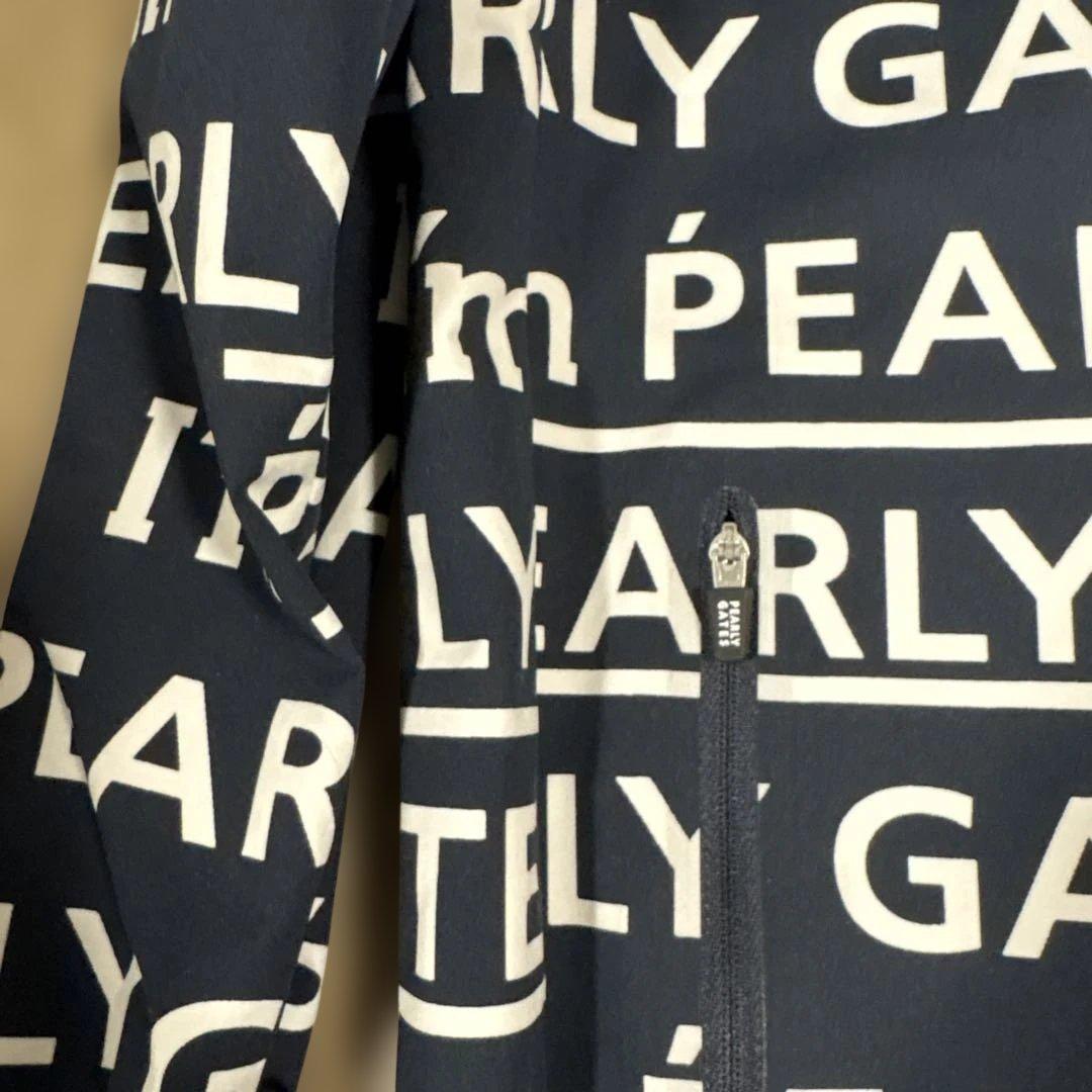【美品】PEARLY GATES ロゴプリントジャケット