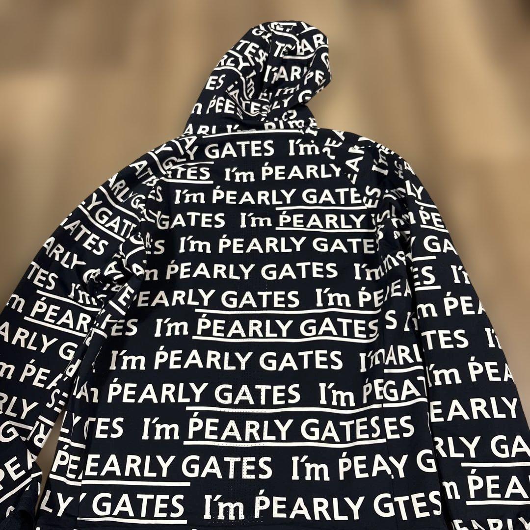 【美品】PEARLY GATES ロゴプリントジャケット
