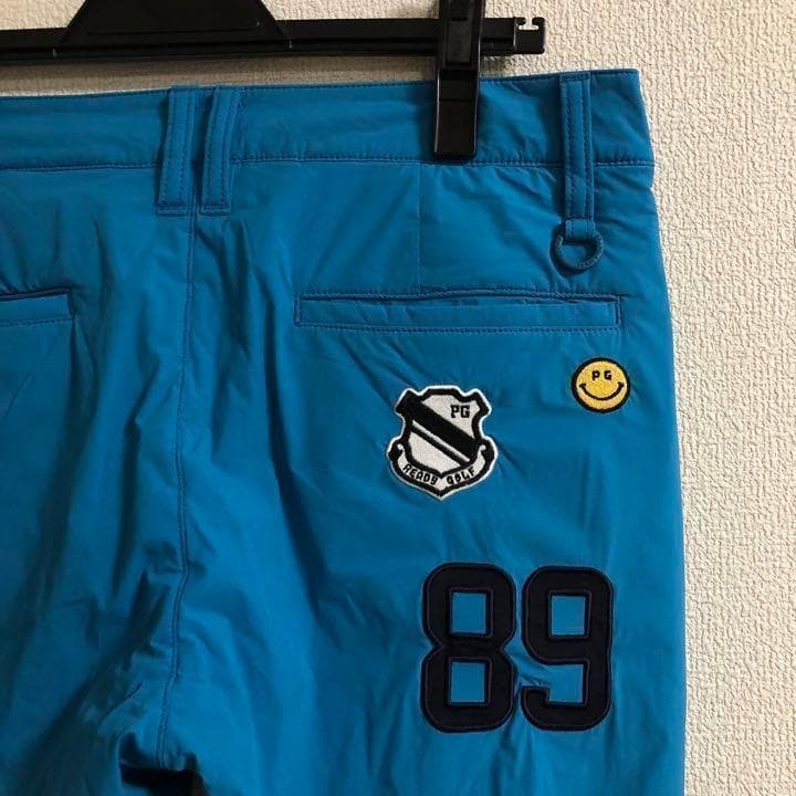 パーリーゲイツ 中綿 パンツ ブルー系 サイズ2