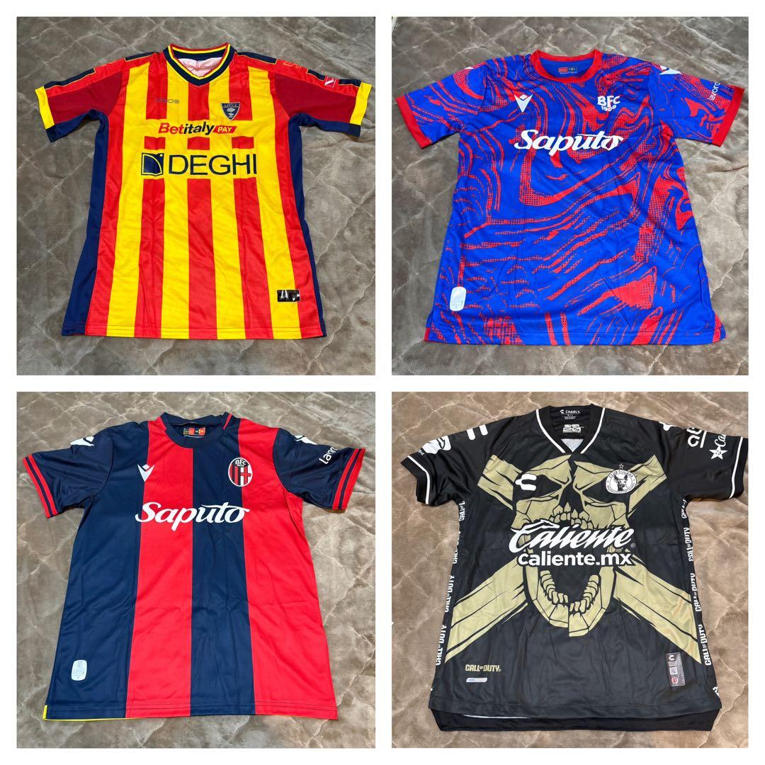 海外サッカー ユニフォーム セリエA ブンデス他 20枚セット+おまけ数枚