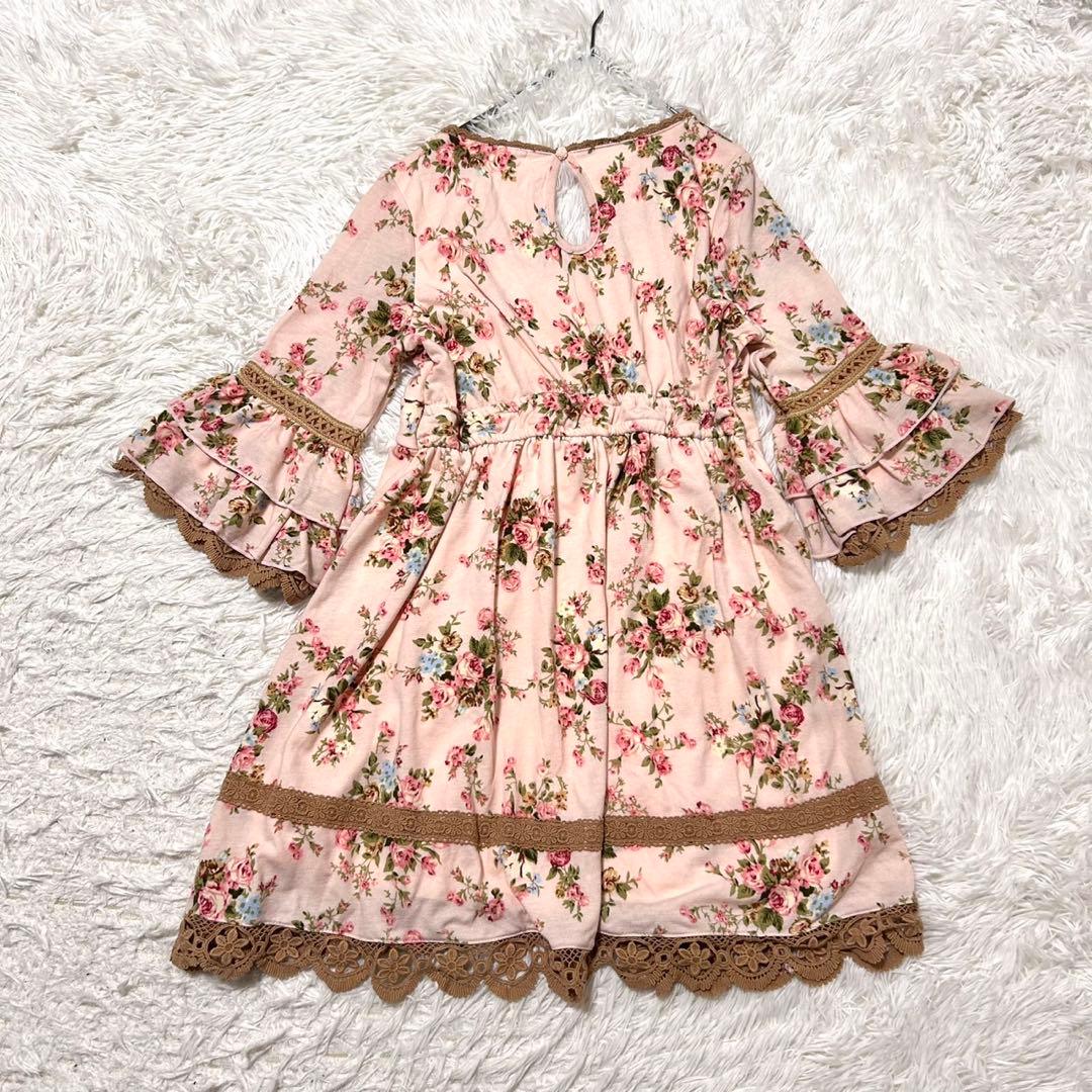 LIZLISA リズリサ 花柄 ワンピース 薔薇 Y2K 姫ギャル バレエコア