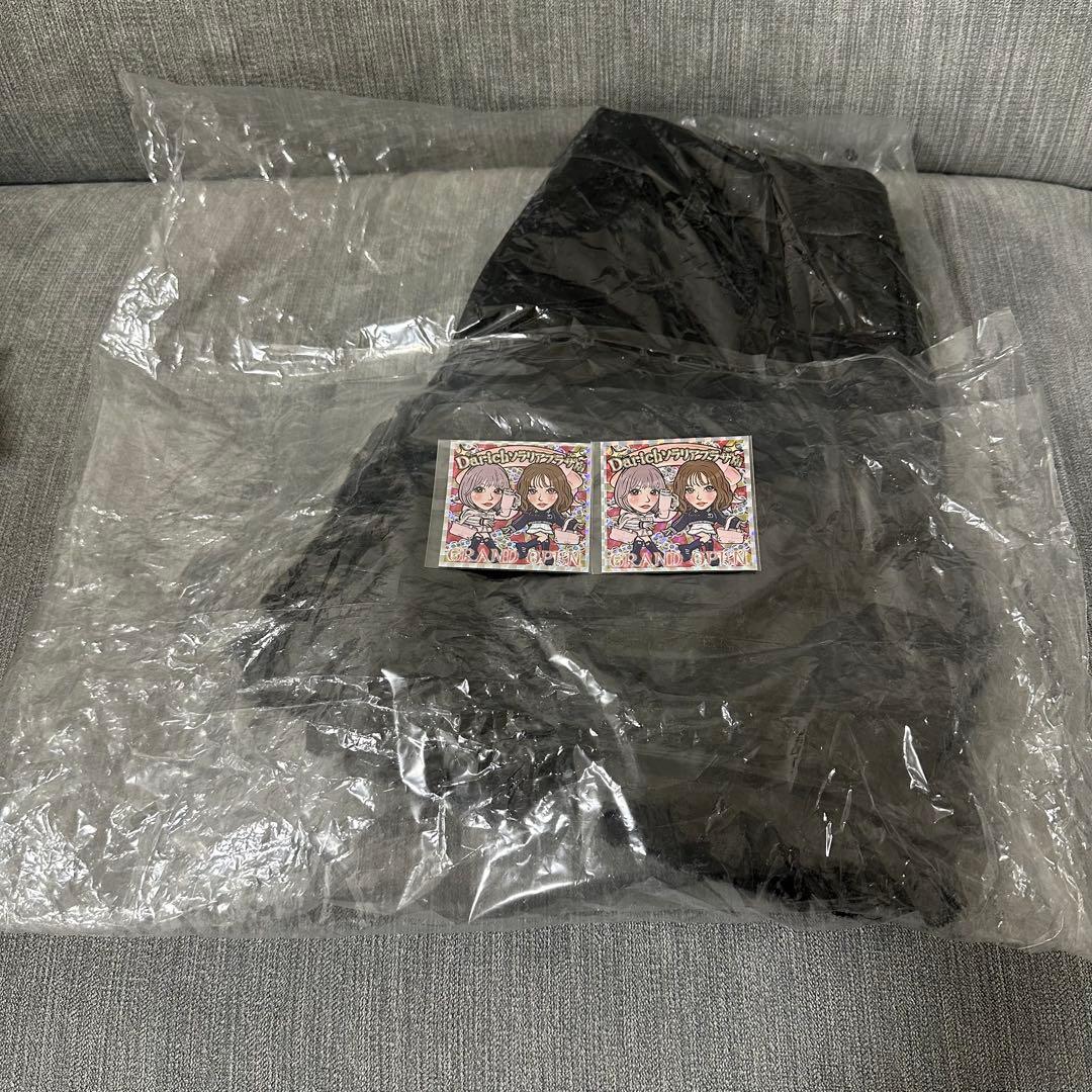 《新品・新品未使用❣️》ダーリッチフリル付きブラックミニスカート Sサイズ