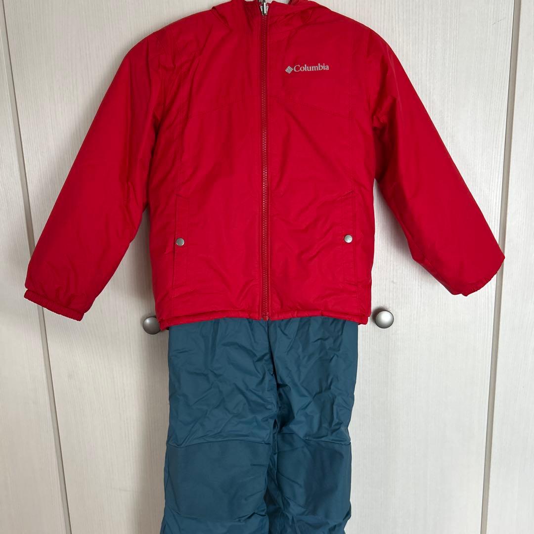 コロンビア スキーウェア キッズダブルフレークセットXS(120〜130