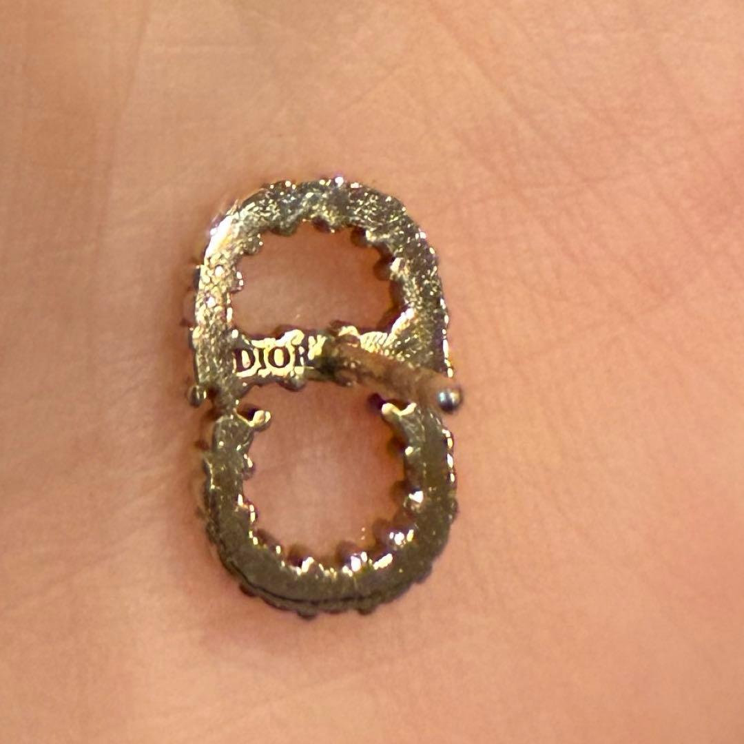 Dior Petit CD ミニスタッドピアス　ゴールド 片耳