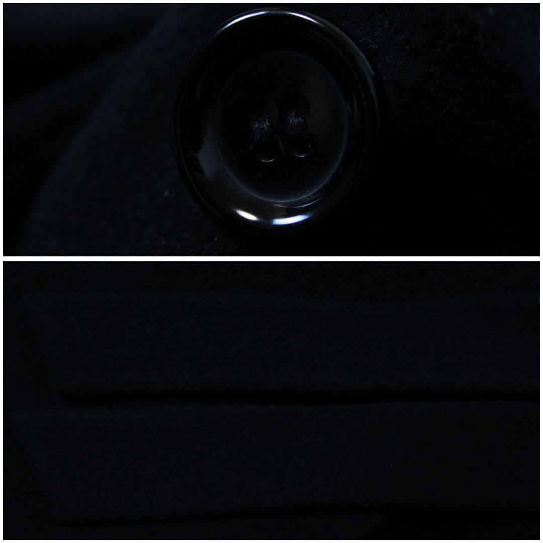 INED イネド 2WAY ラクーンファー アンゴラロングコート ブラック 9