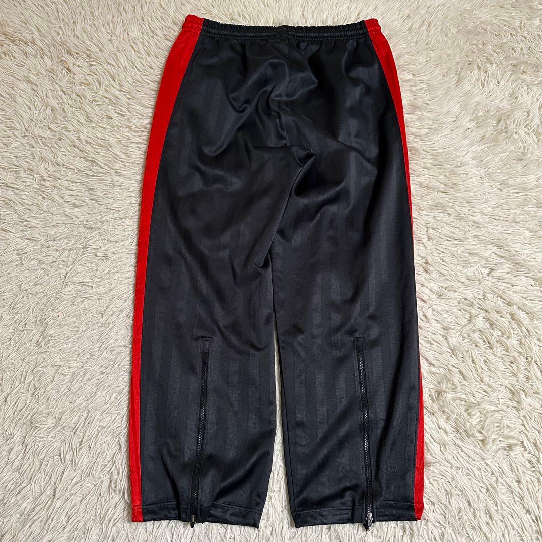 【PUMA】プーマ セットアップ L ブラック 刺繍 レッド 長袖 ジャージ