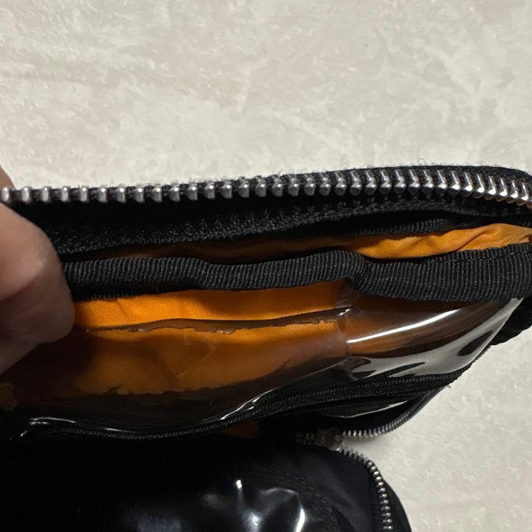 ポーター　タンカー　ショルダーバッグ　二層　ブラック