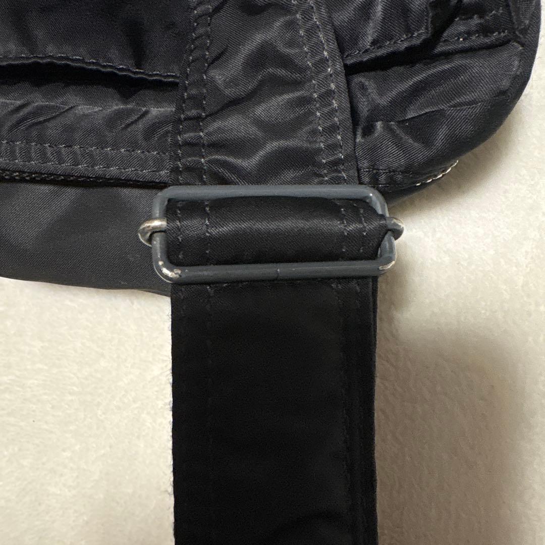 ポーター　タンカー　ショルダーバッグ　二層　ブラック