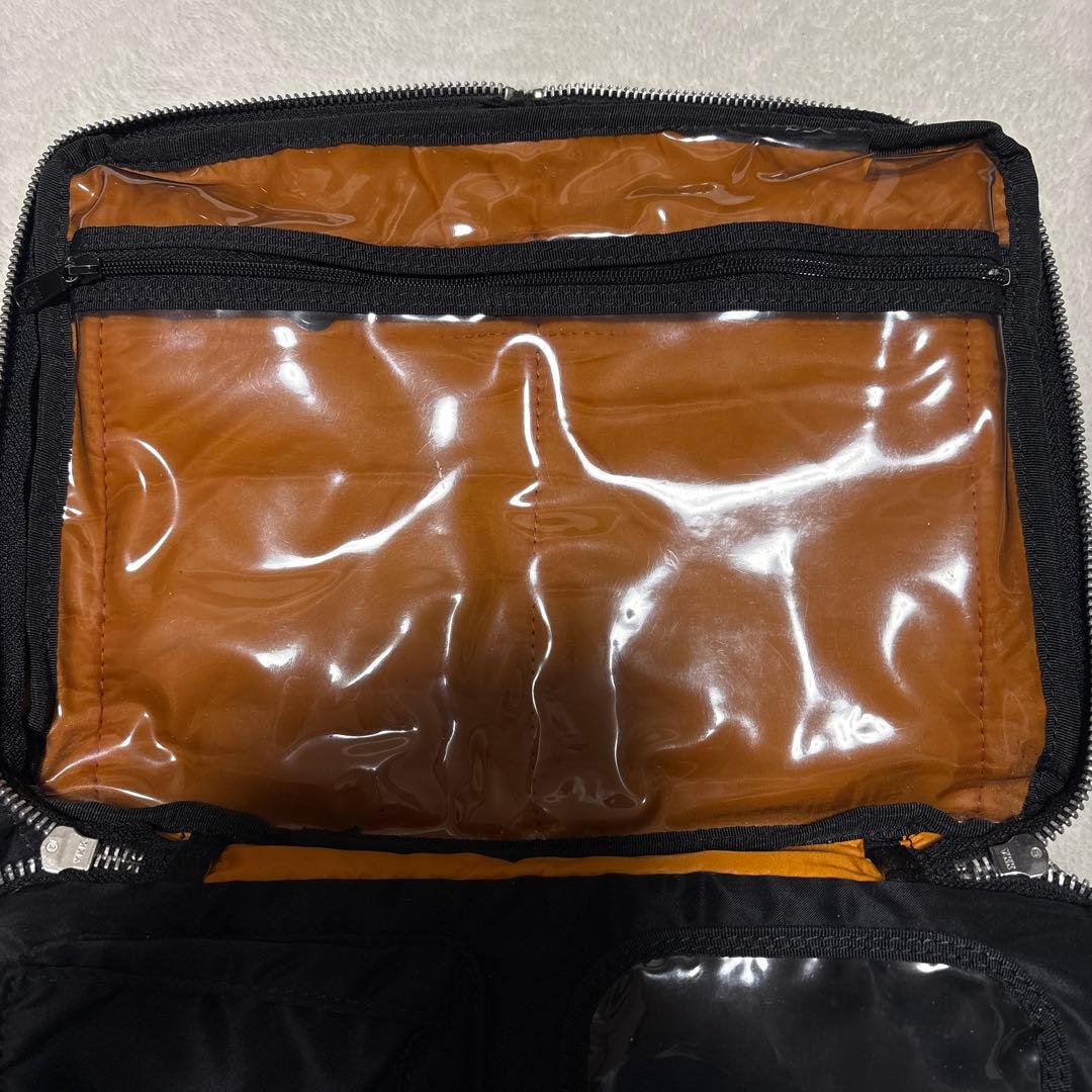 ポーター　タンカー　ショルダーバッグ　二層　ブラック