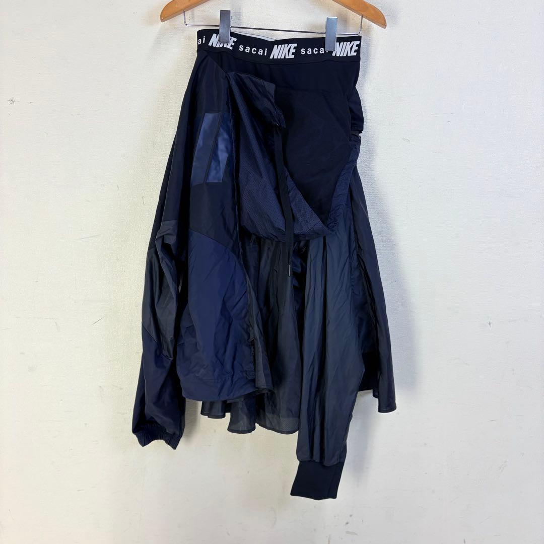 希少 NIKE × sacai 再構築ナイロンスカート CD6299 S