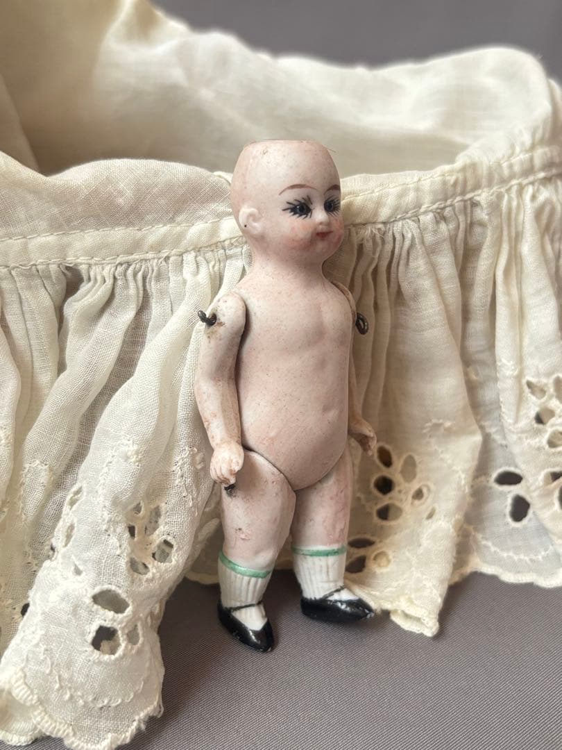 アンティーク オールビスクドール ミニョネット ドールハウスドール ビスクドール