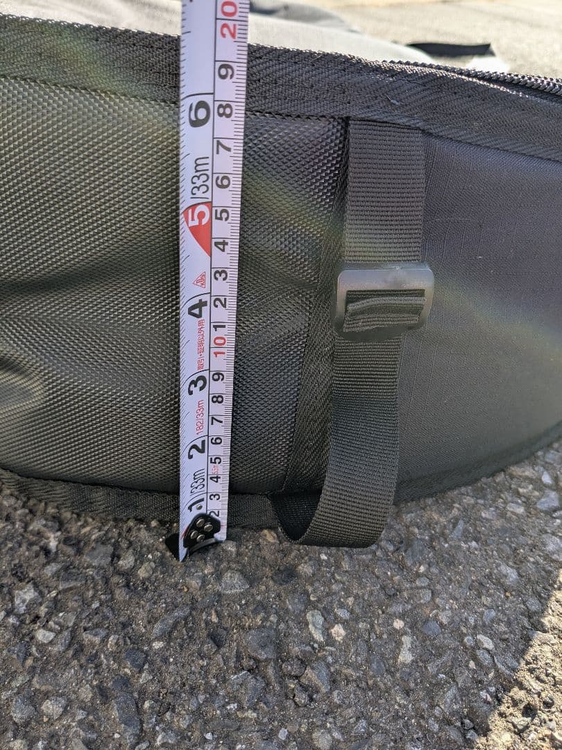 TLS 2枚収納可サーフボードハードケース 7'0 ミッドレングス ブラック