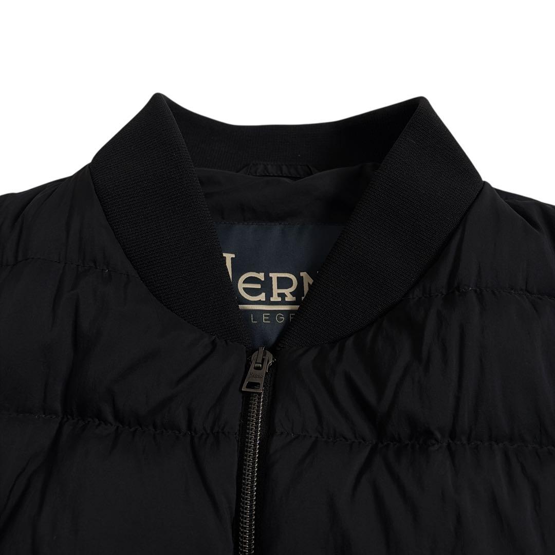 ヘルノ LEGEND MA-1 ダウンジャケット 黒 52 L'Aviatore