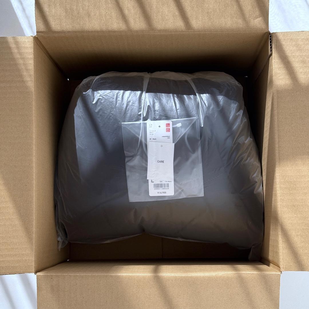 UNIQLO ❤️ ユニクロ シームレスダウンパーカ 黒 サイズ L 美品
