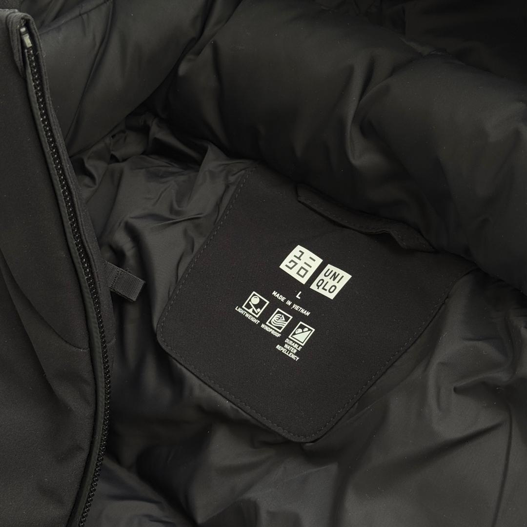 UNIQLO ❤️ ユニクロ シームレスダウンパーカ 黒 サイズ L 美品