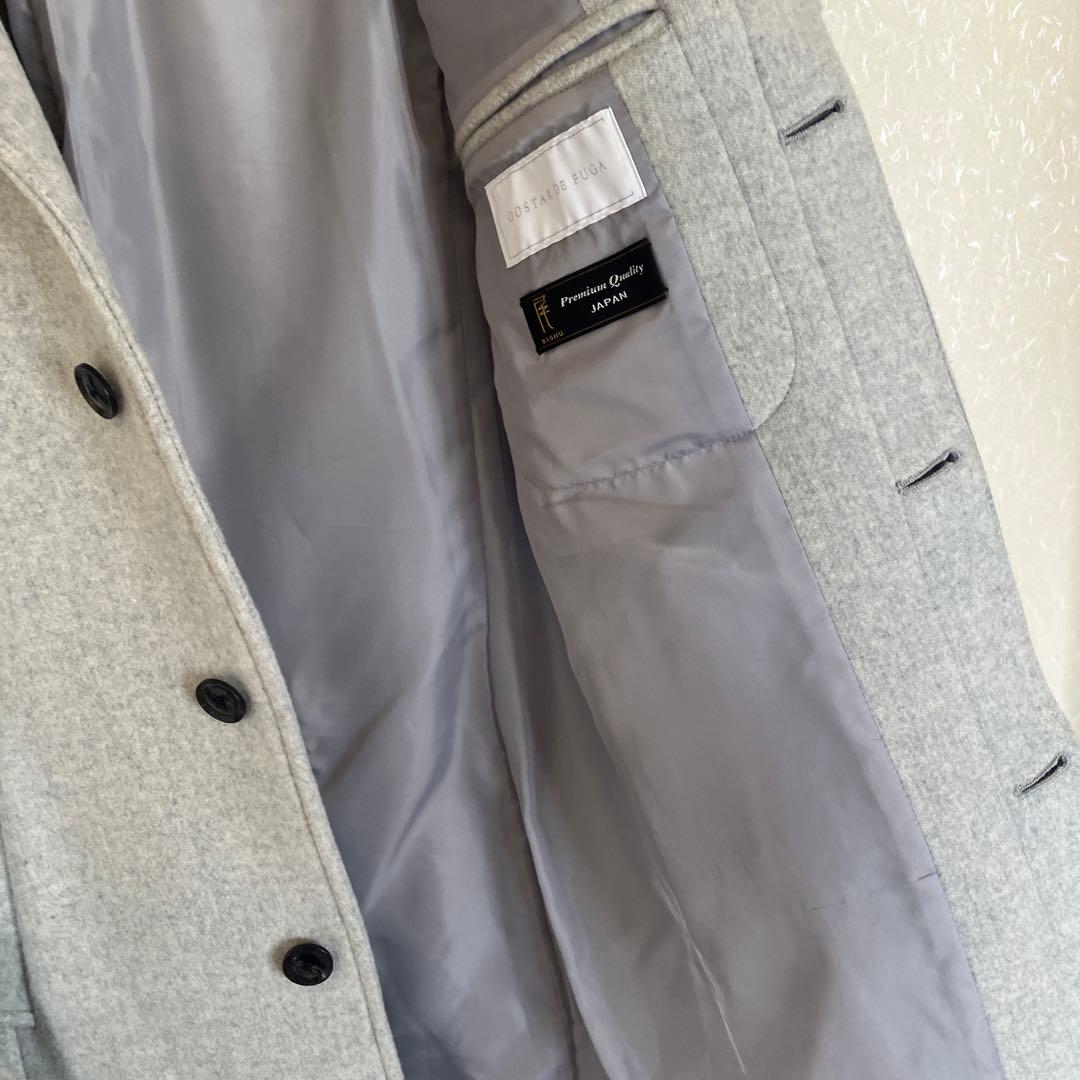 Premium Gate JP009 チェスターコート グレー フーガ