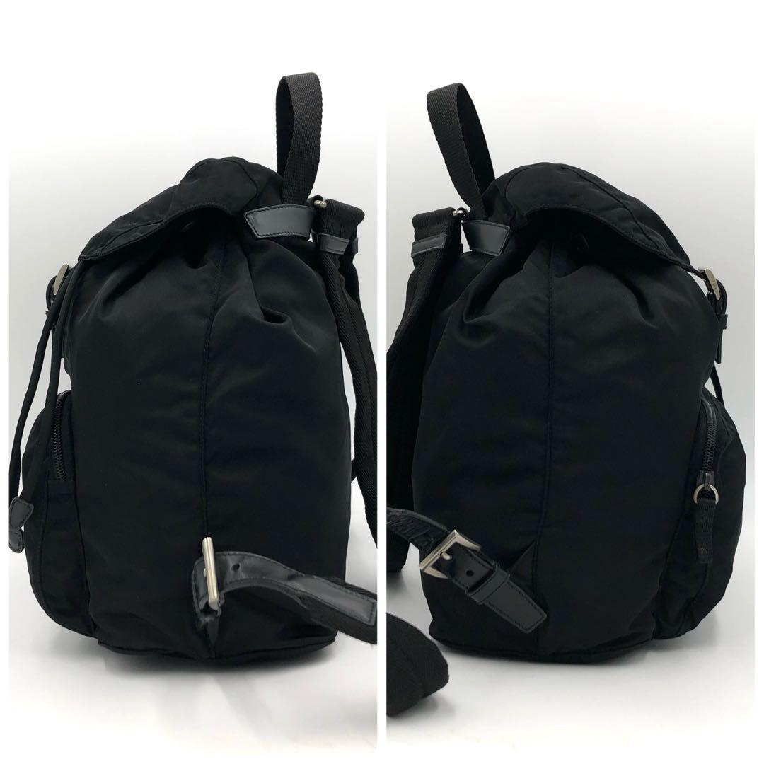 【極美品・Gカード付き】プラダ リュック ナイロン × レザー　B4650