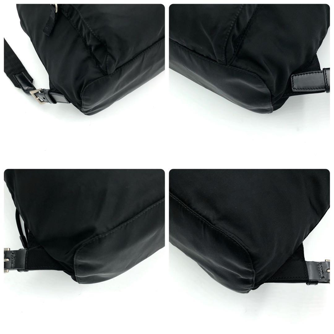 【極美品・Gカード付き】プラダ リュック ナイロン × レザー　B4650