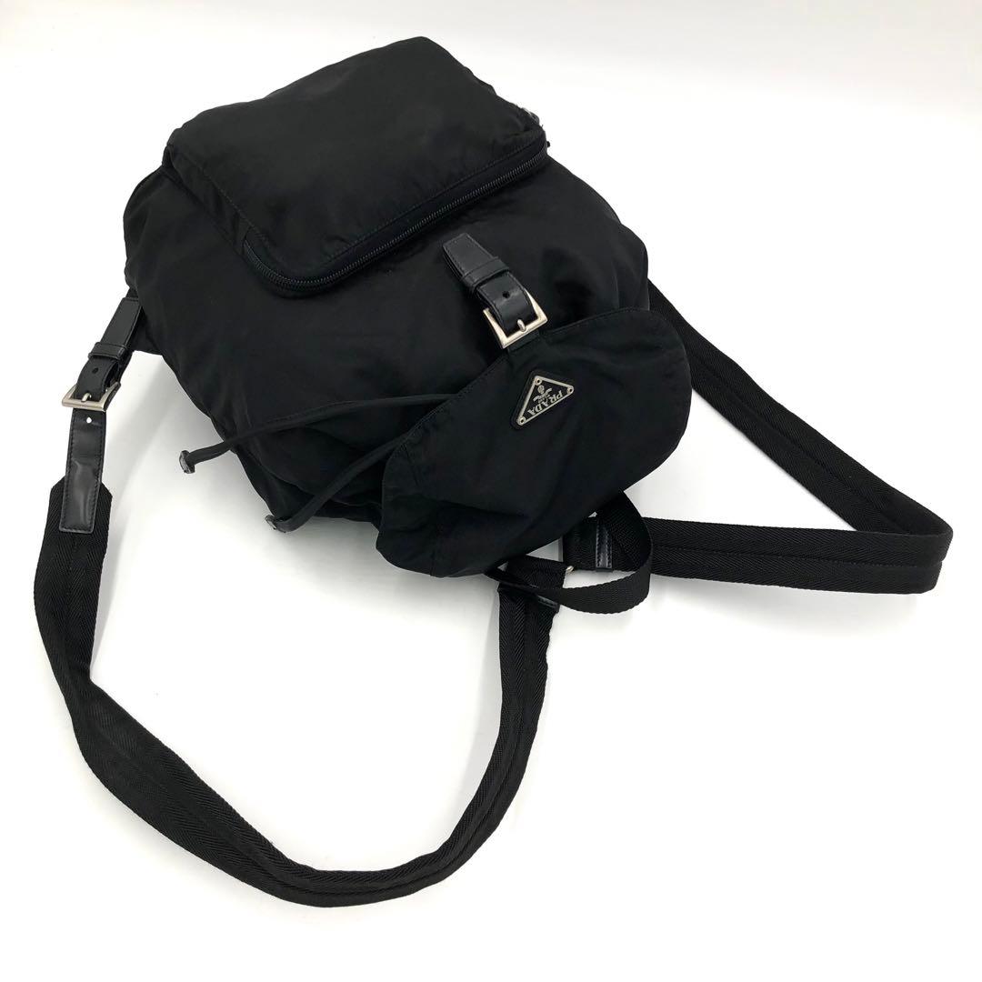 【極美品・Gカード付き】プラダ リュック ナイロン × レザー　B4650