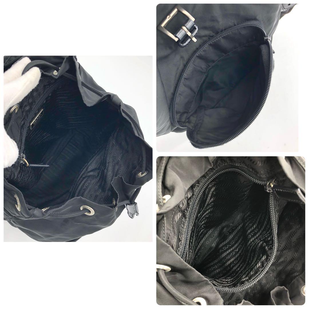 【極美品・Gカード付き】プラダ リュック ナイロン × レザー　B4650