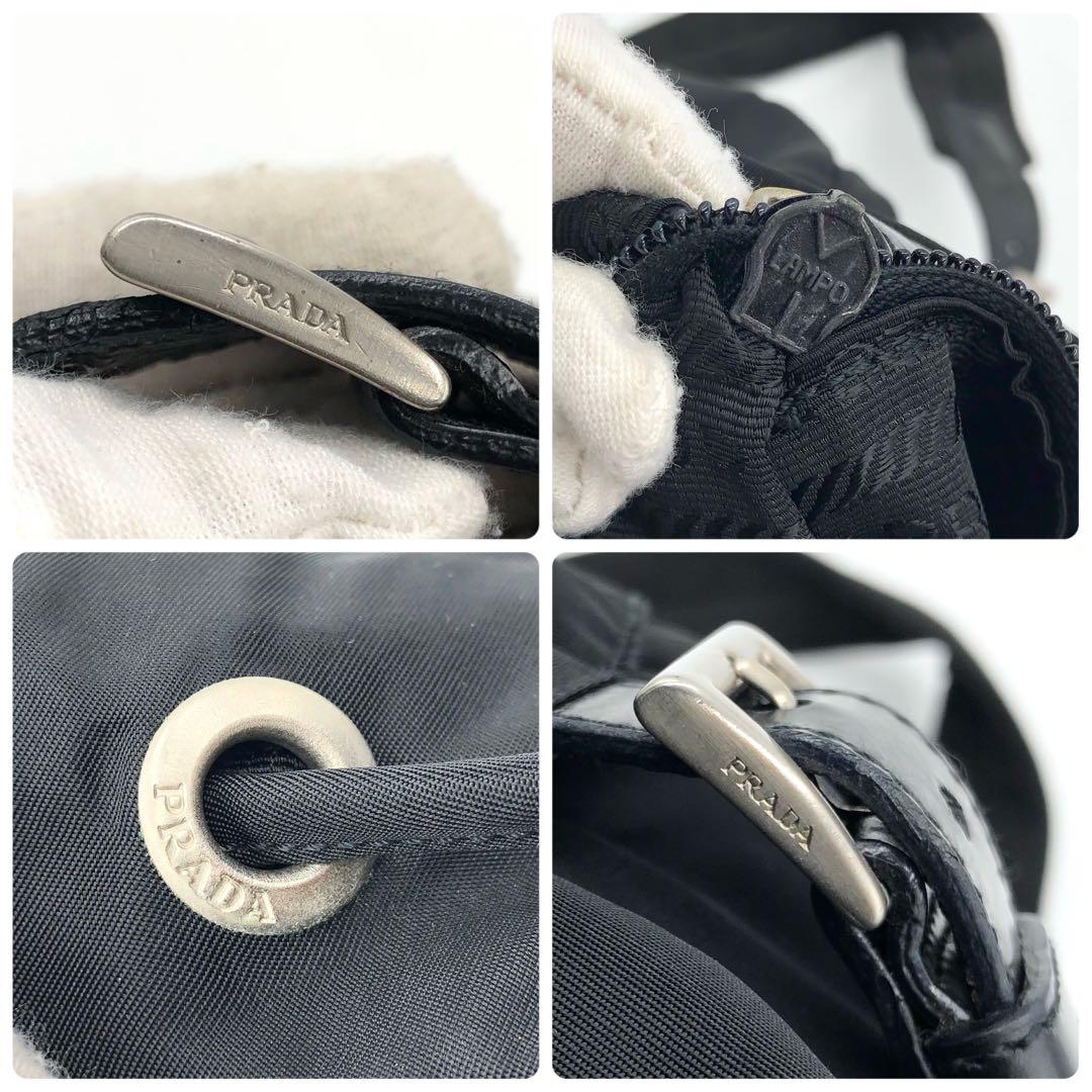 【極美品・Gカード付き】プラダ リュック ナイロン × レザー　B4650