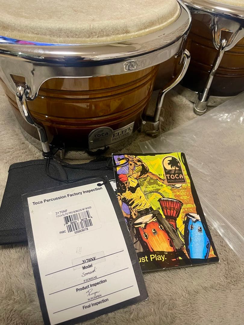 和楽器 Bongo Toca Elite Pro Series 7\"& 8.5\" new