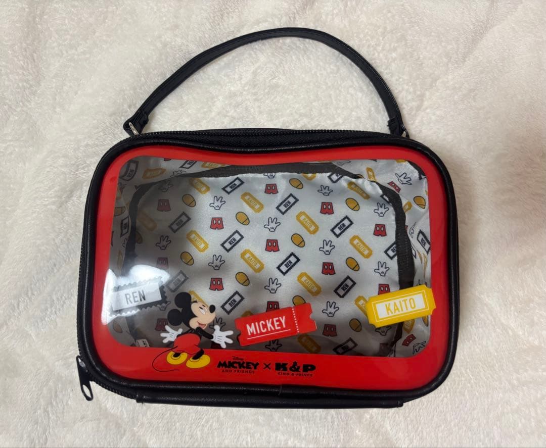 King&Prince キンプリ はぴぬい 持ち歩きポーチ ディズニー ミッキー