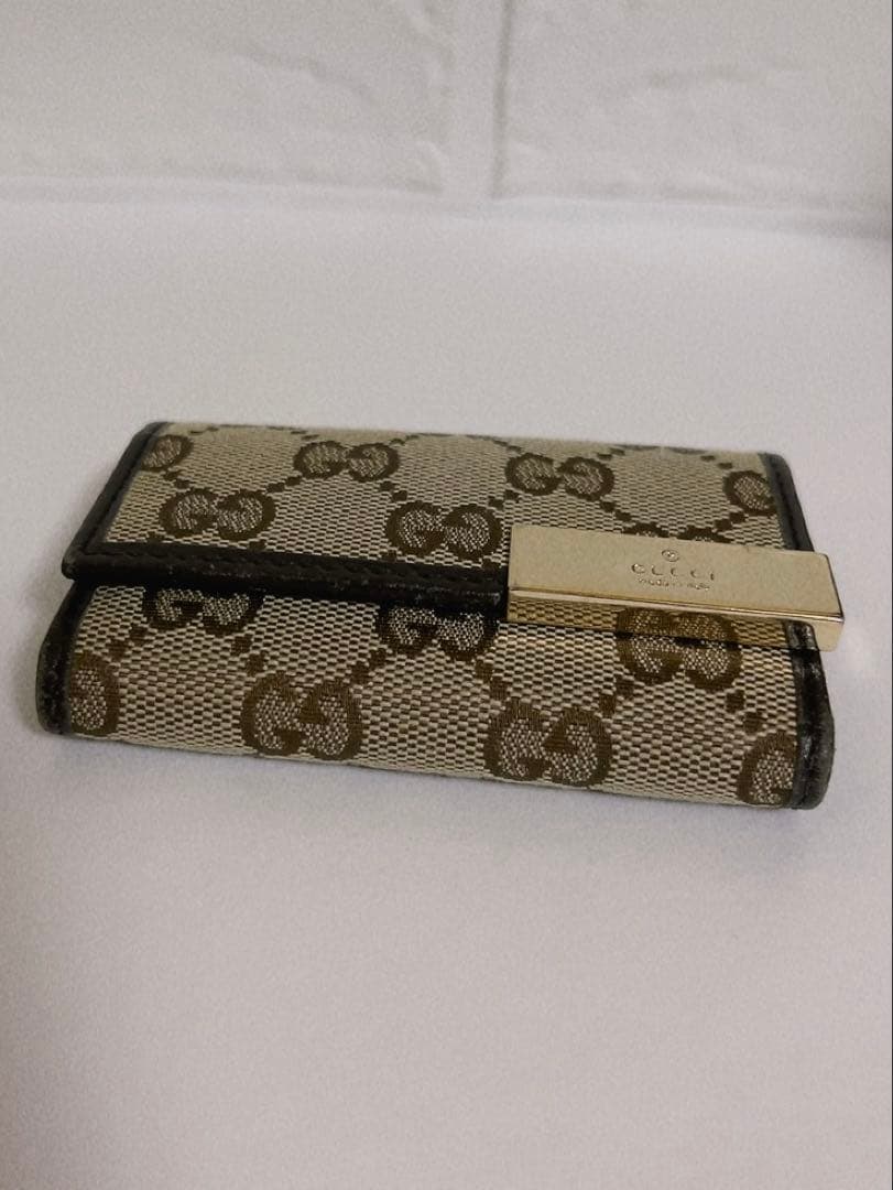 グッチ　GUCCI キーケース　6連　GG柄　ブラウン　男女兼用