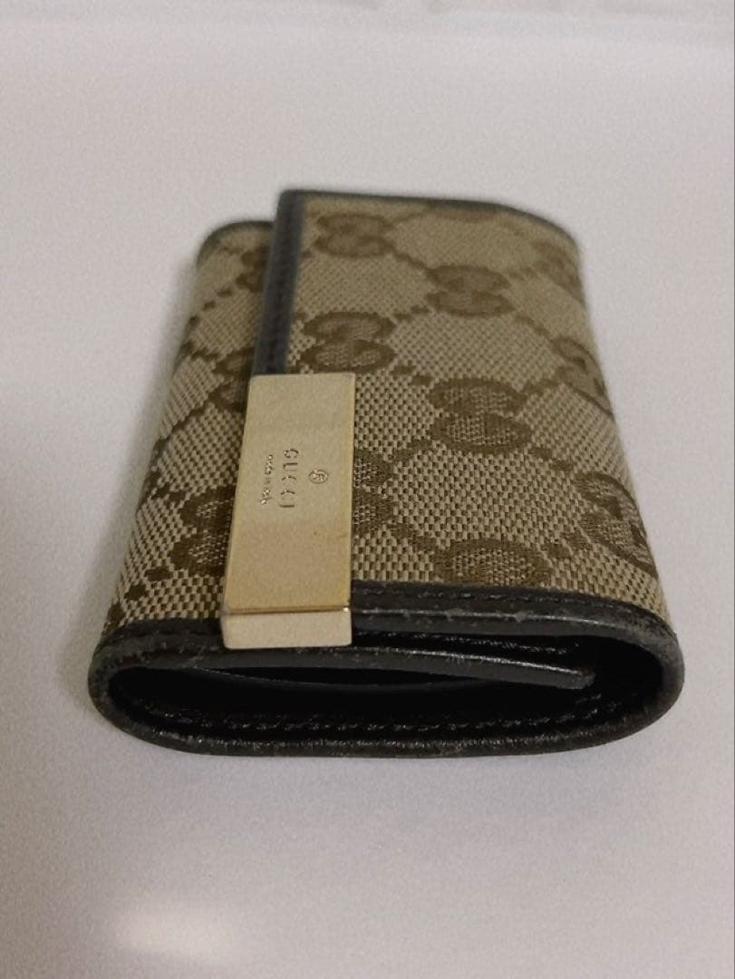 グッチ　GUCCI キーケース　6連　GG柄　ブラウン　男女兼用