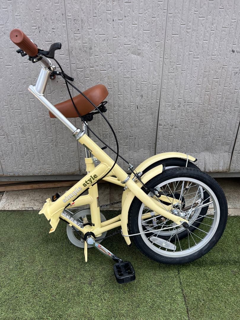 simple style 折りたたみ自転車 16インチ