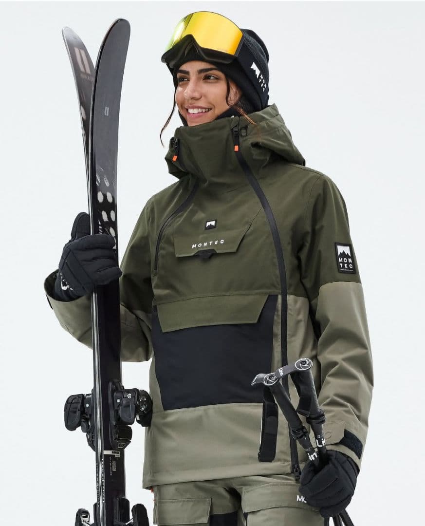 MONTEC アノラックジャケット オリーブグリーン/グレーの通販はau PAY