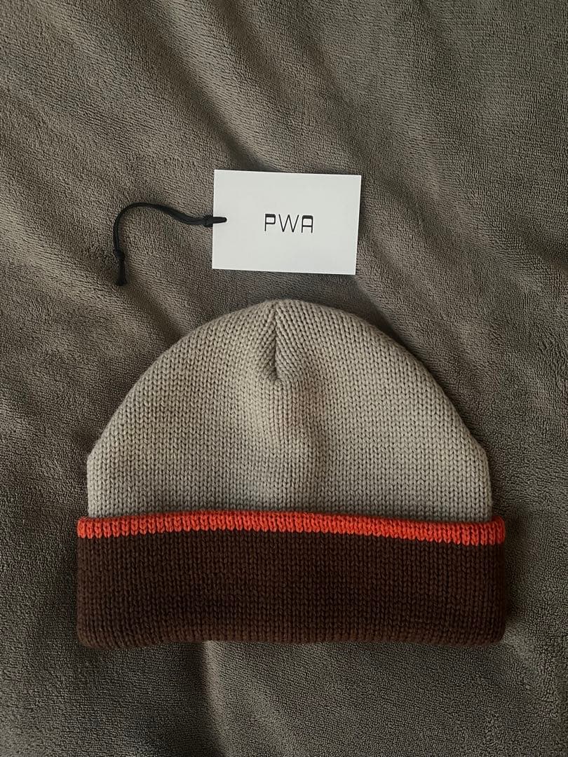 新品 PWA ニット帽 ニットキャップ ビーニー 帽子 モカ