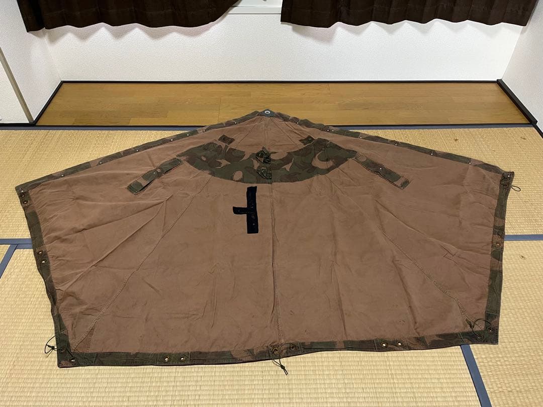 軍幕　ハンガリー軍　2枚　ポンチョ　タープ　ブッシュクラフト