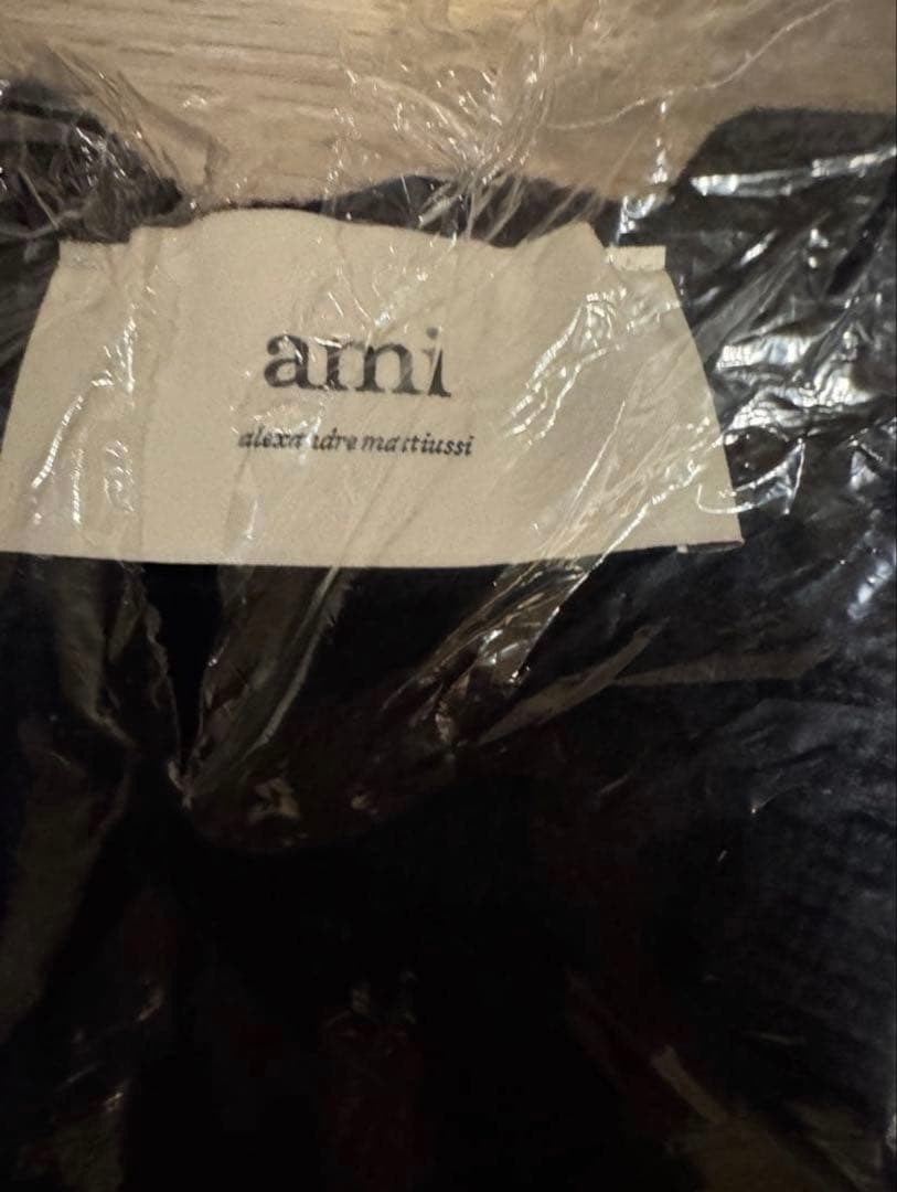 nachan　amiクロッシェＶネックセーター