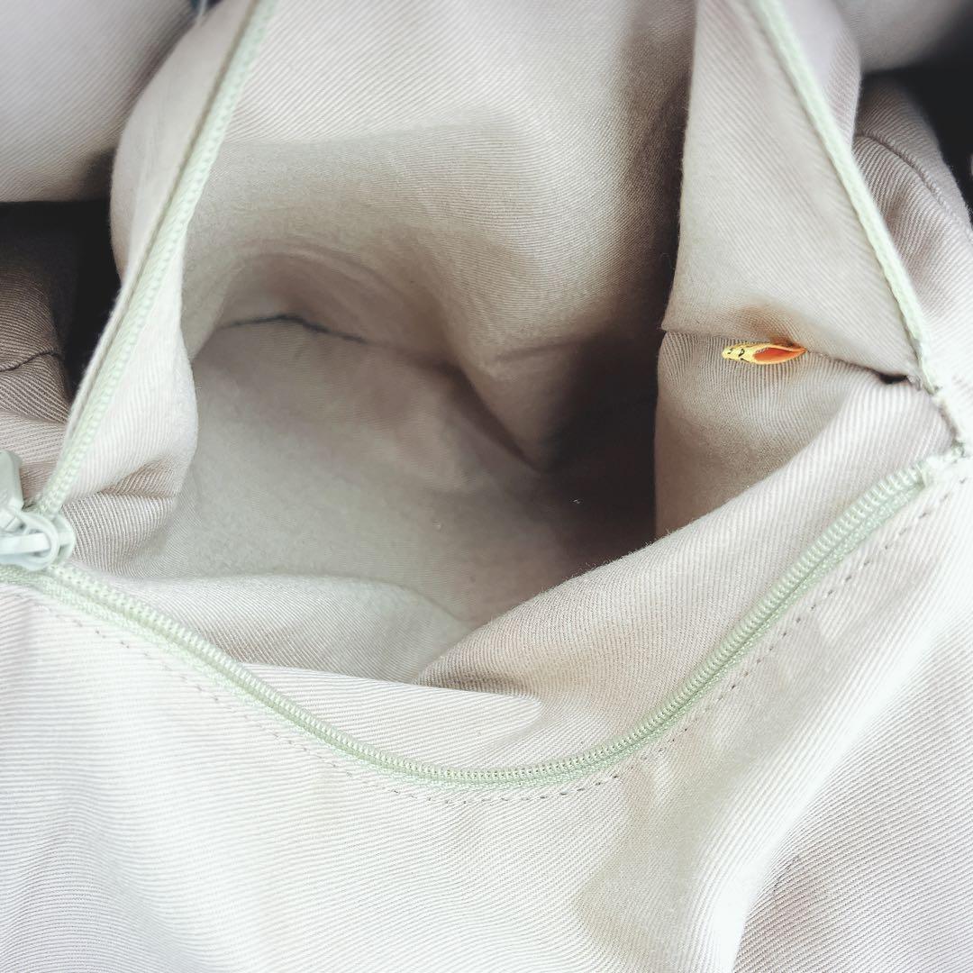 【美品】ATAOリュック バックパック マッシュルーム モノグラム 総柄 青黒