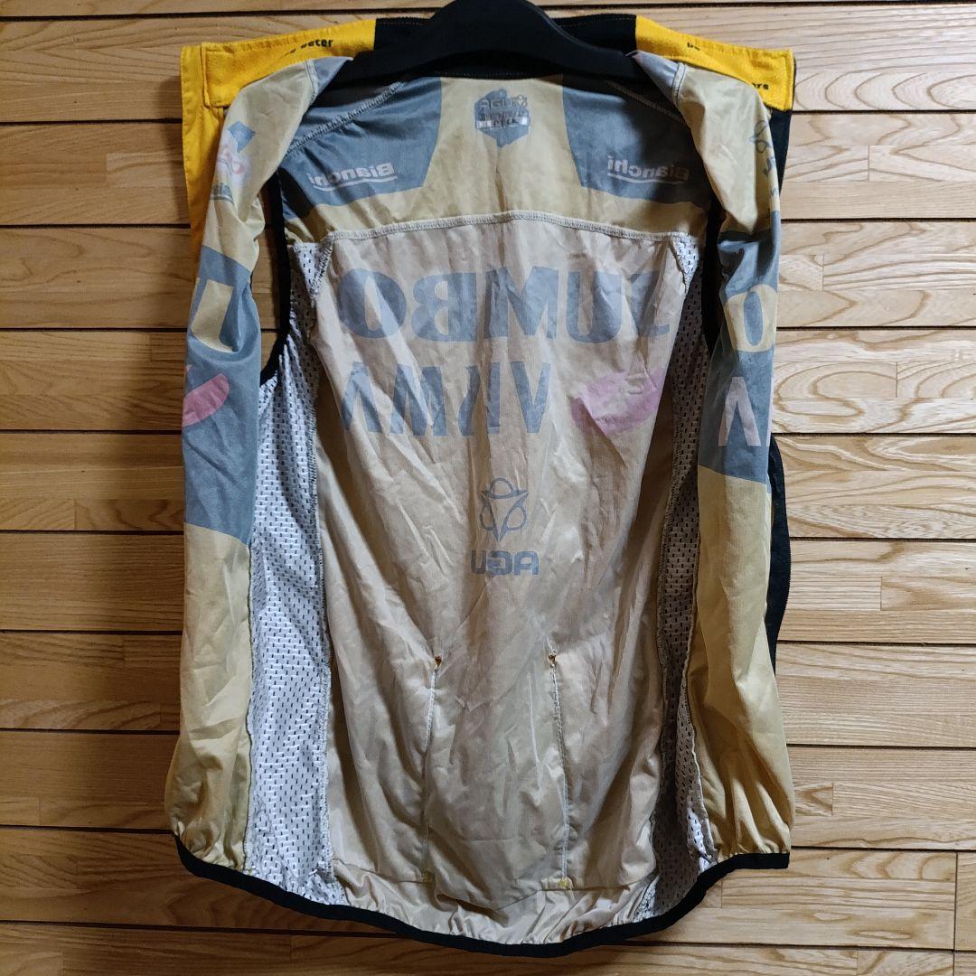 支給品　Jumbo visma　ベスト　サイクルジャージ　AGU　ユンボヴィスマ