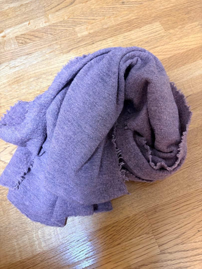 ファリエロサルティ大判ストール　パープル