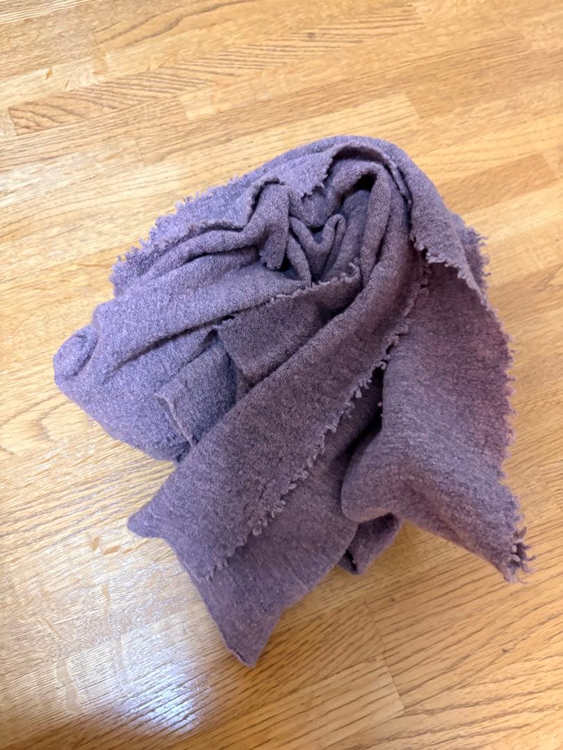 ファリエロサルティ大判ストール　パープル