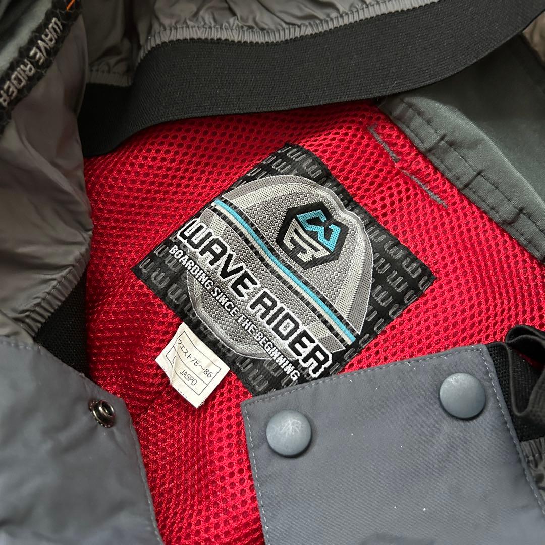 WAVERIDER スキー　スノーボード　上下セット　Lサイズ　グレー　メンズ