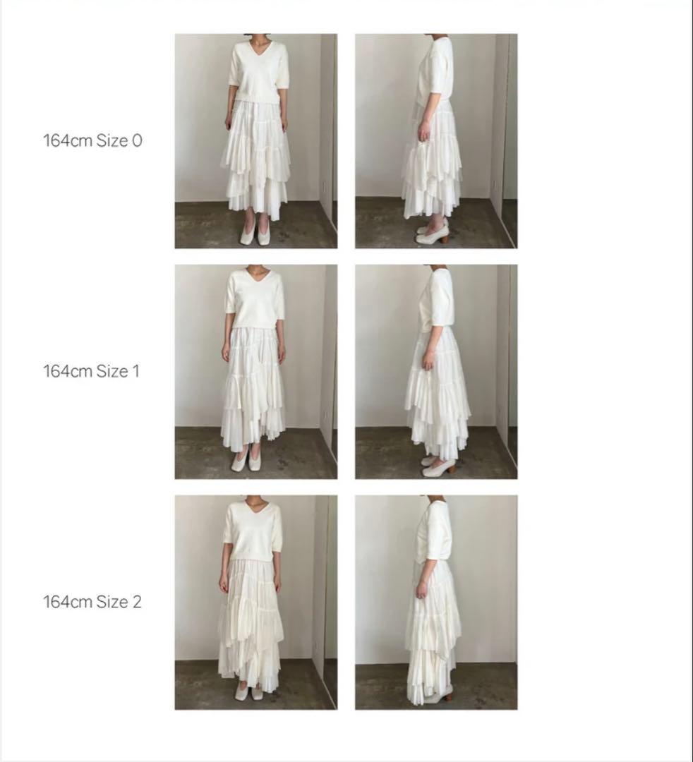 【新品】CASA FLINE カーサフライン　コットンティアードロングスカート