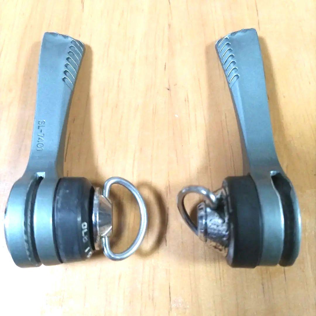 美品ビンテージ　シマノ　デュラエース SL-7401 Wレバー2 × 7速