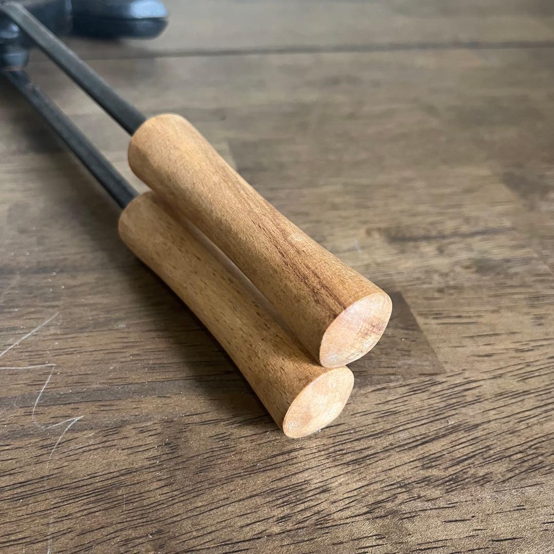 【アンティーク】南部鉄器 盛栄堂 及源鋳造 一丁焼きたい焼器 古道具 古民具