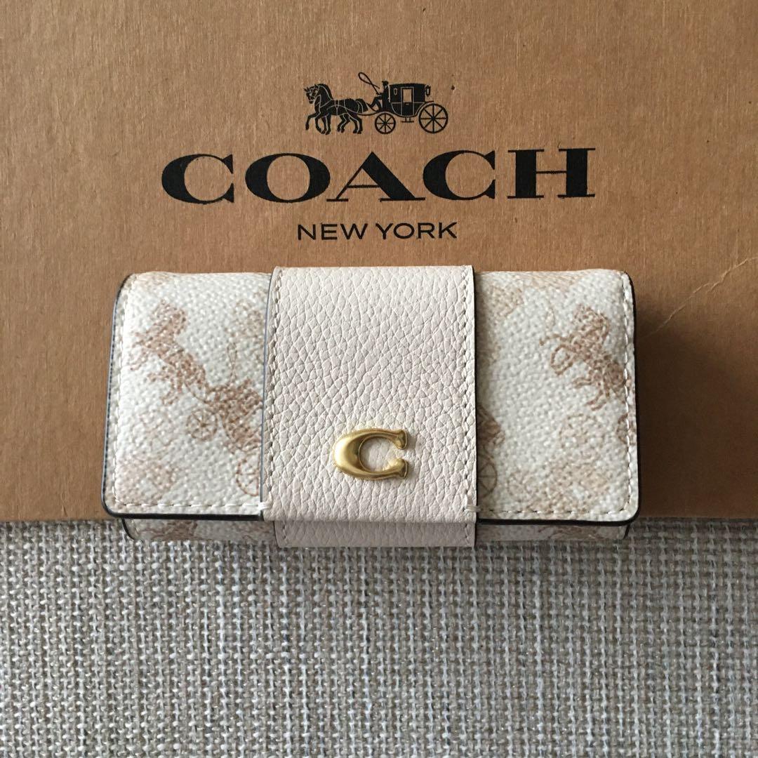 新品★COACH コーチ 定価19,800円 レザー 6連キーケース