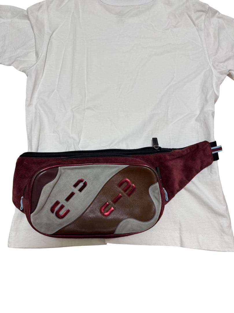 バッグ 00s special archive miumiu logo body bag