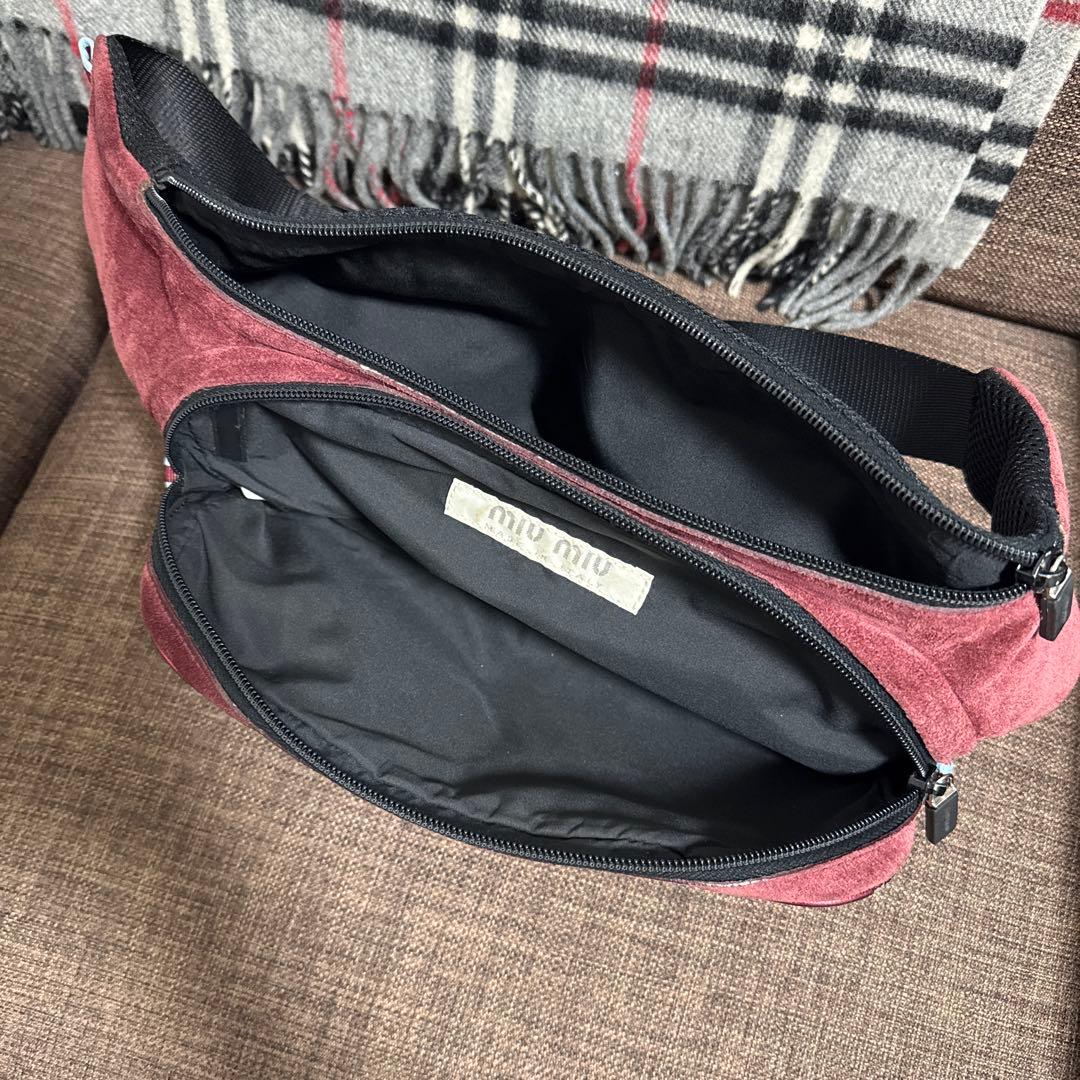 バッグ 00s special archive miumiu logo body bag