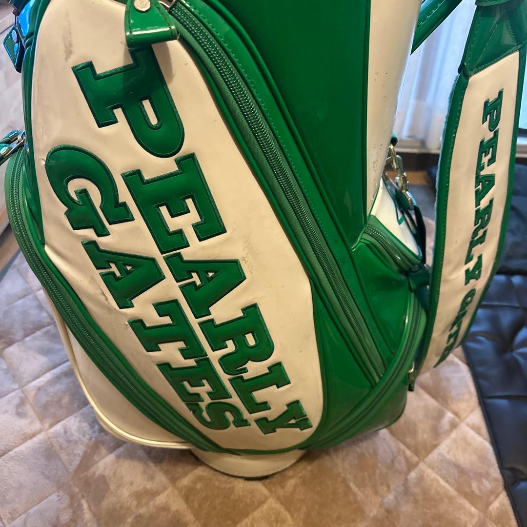 PEARLY GATES キャディバッグ PG GOLF エナメル