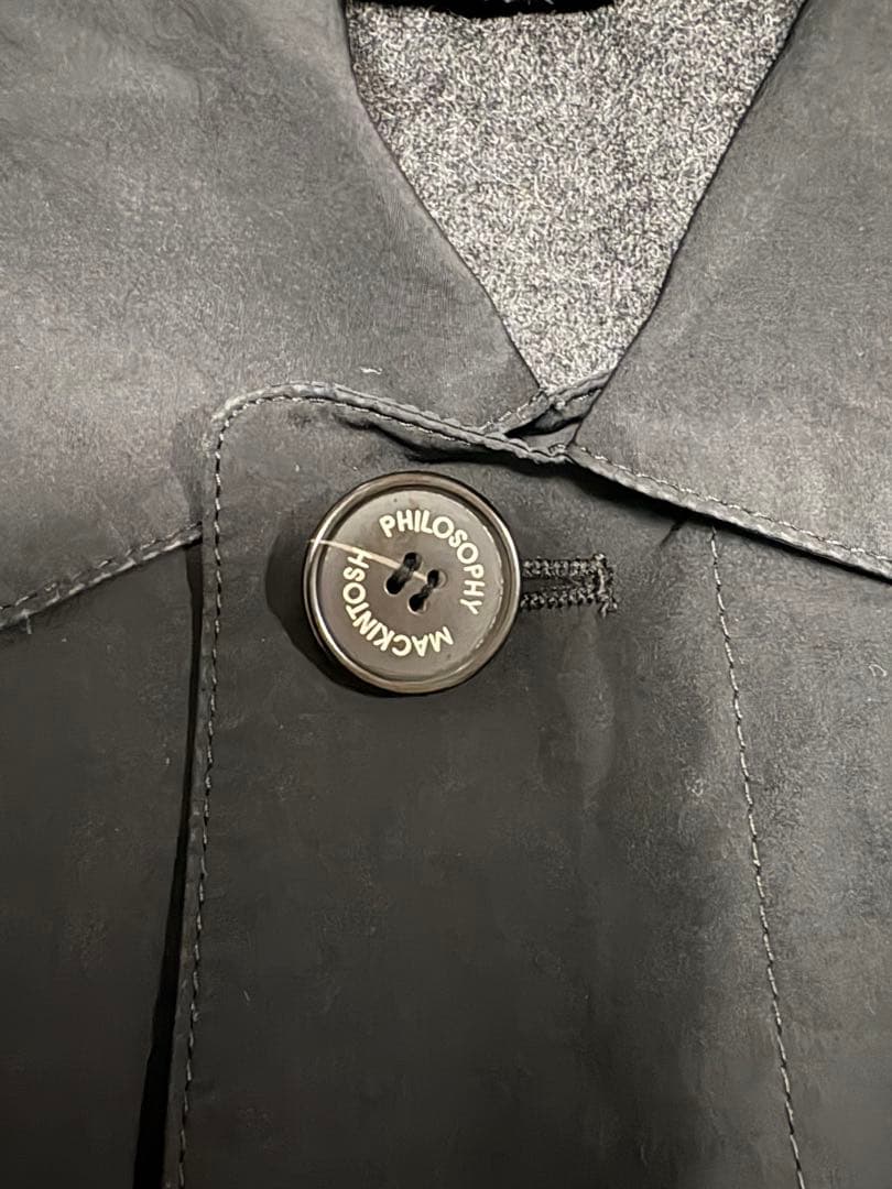 【美品】マッキントッシュフィロソフィートロッター ステンカラーコート2way42