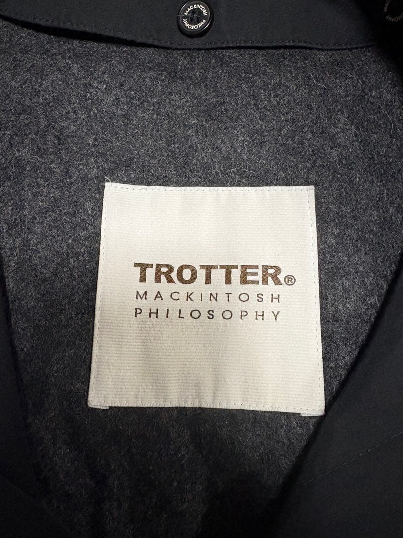 【美品】マッキントッシュフィロソフィートロッター ステンカラーコート2way42