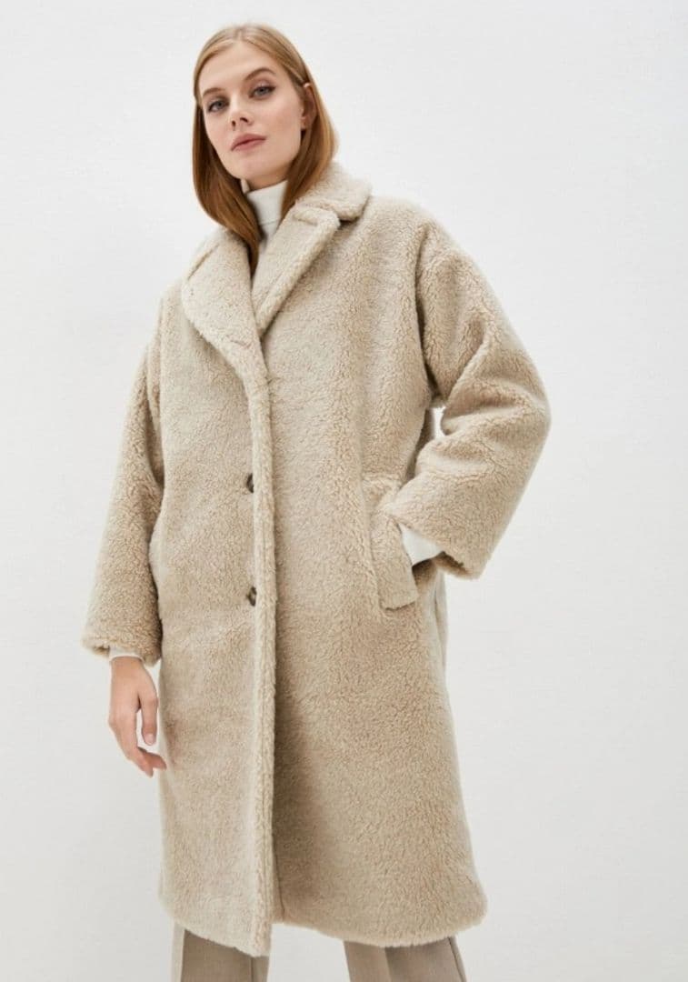 ウィークエンドマックスマーラ テディベアコート 36 ベージュ - メルカリ