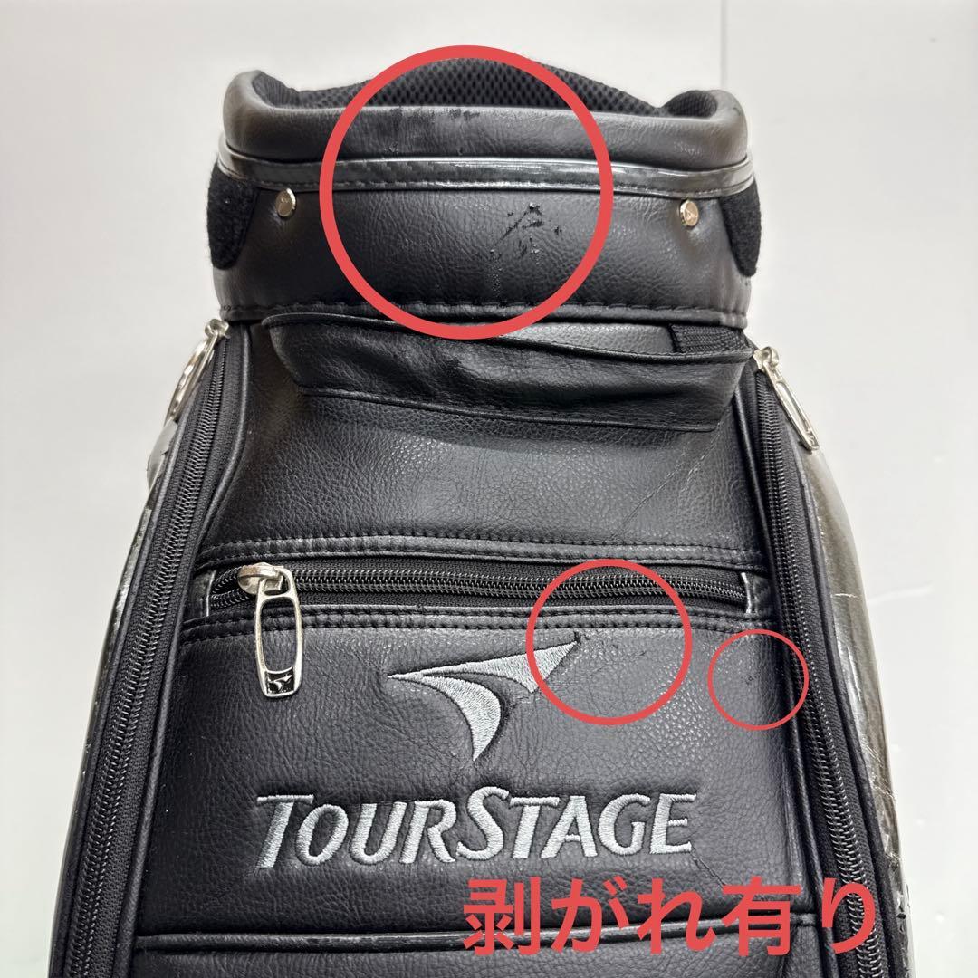 TOURSTAGE ツアーステージ ゴルフバッグ 9インチ ブラック ゴルフ